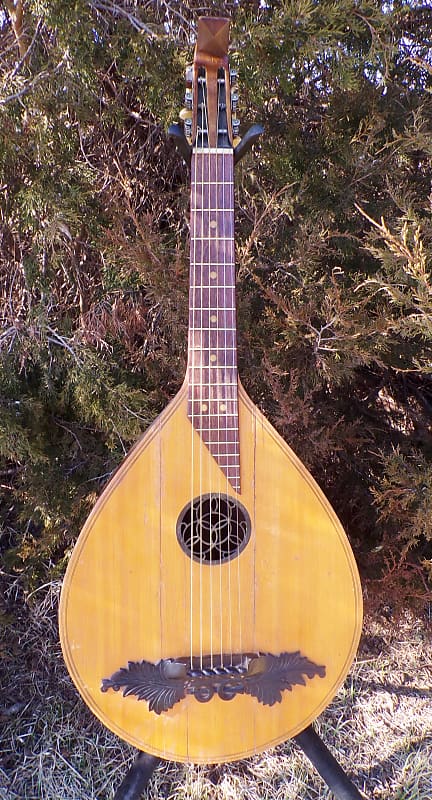 Unknown Guitar Lute 1900 natural image 1