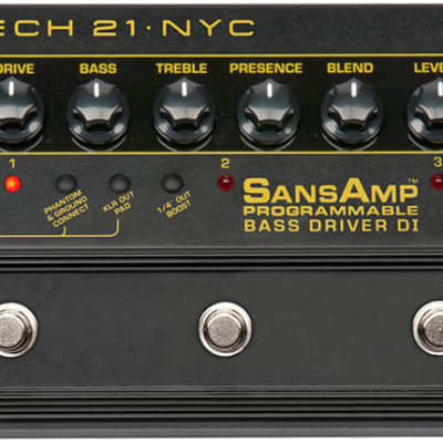 Tech 21 Sansamp Programmable Bass Driver | Reverb Canada