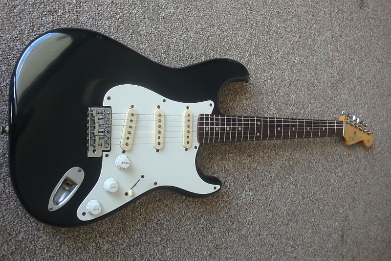 Fresher FSV-380 Stratocaster 1981 - Black Made in Japan | Reverb