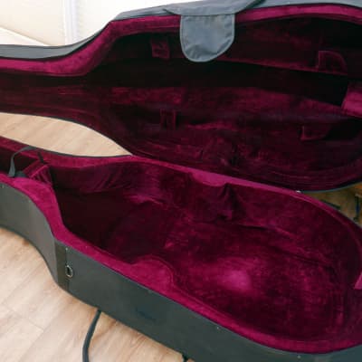 Emanuel Wilfer Full 42 Inch 1995 Double Bass with Fischer Pickup Play and Rest stands with Hardcase image 17