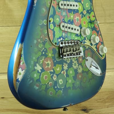 Fender Custom Shop Namm Ltd 69 Blue Flower Strat Relic CZ544505 ~ Namm Show Guitar image 12