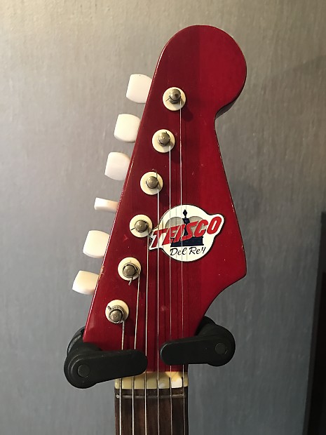 Teisco Del Rey F-110 1964 Candy Apple Red image 1