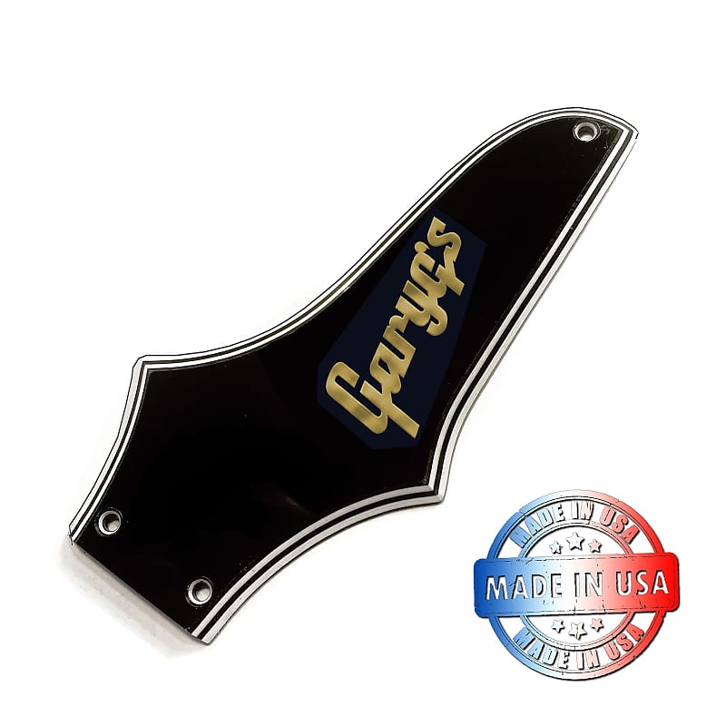 5 Ply Black/White Wide Bevel Truss Rod Cover for Epiphone | Reverb