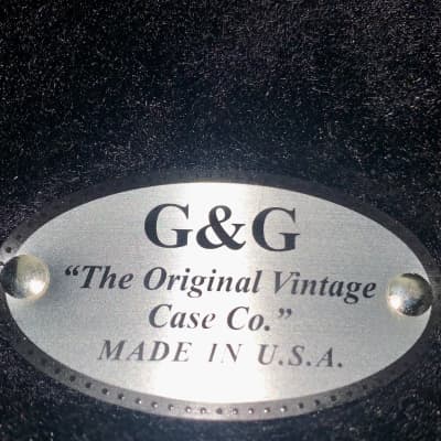 Fender g&g Black custom shop hardshell case for American telecaster stratocaster Tele strat USA image 6