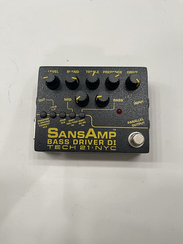 Tech 21 NYC SansAmp Bass Driver DI V2 Preamp Overdrive Guitar