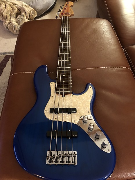 Fender American Deluxe Jazz Bass V 1996 w/ Suhr pickups and preamp
