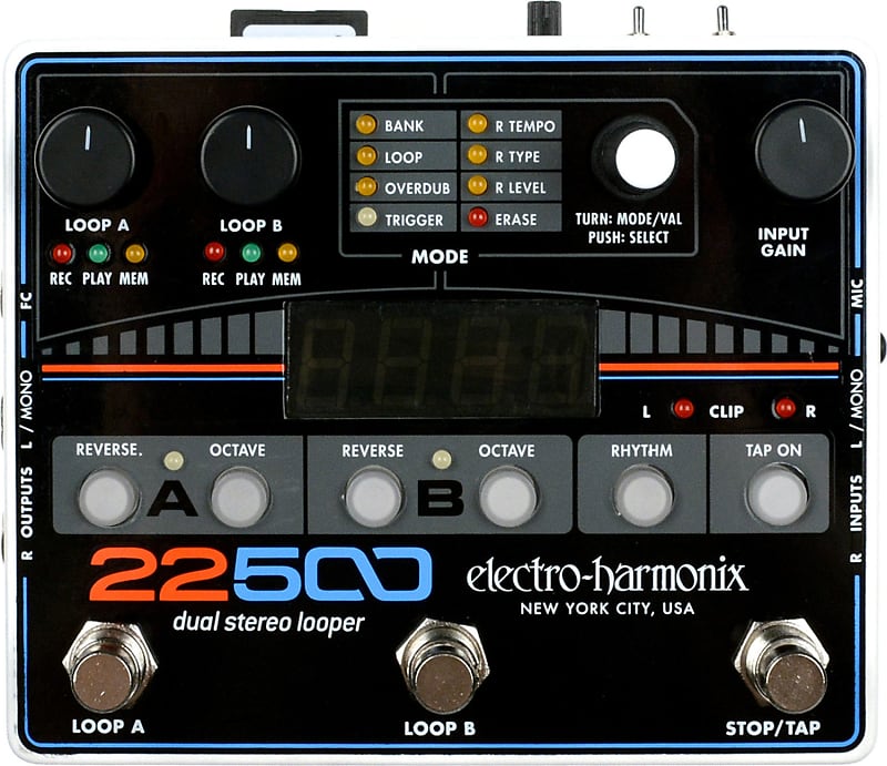 Electro Harmonix 22500 Dual Stereo Looper Guitar Pedal image 1