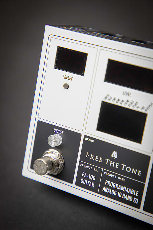 ギター FREE THE TONE PA-1Q SERIES Free The Tone PA-1QB Programmable Analog 10 Band EQ Pedal