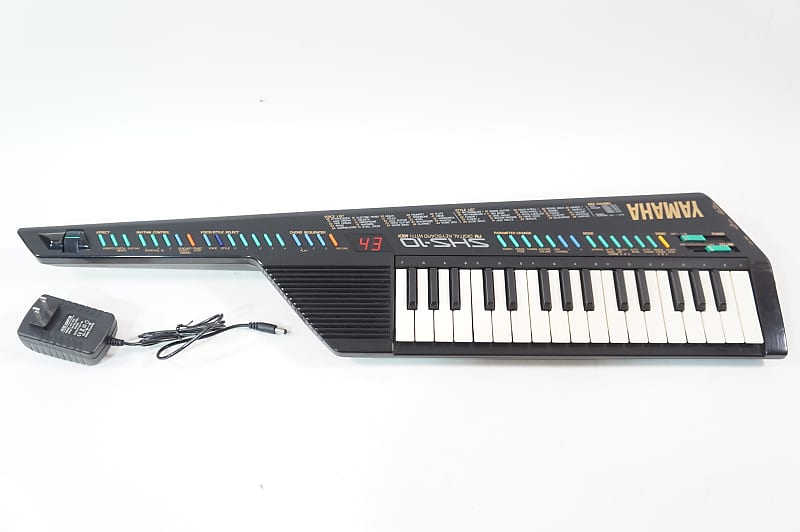 YAMAHA SHS-10B BLACK FM Synthesizer Keyboard SHS10 Shoulder Keyboard Keytar imagen 1