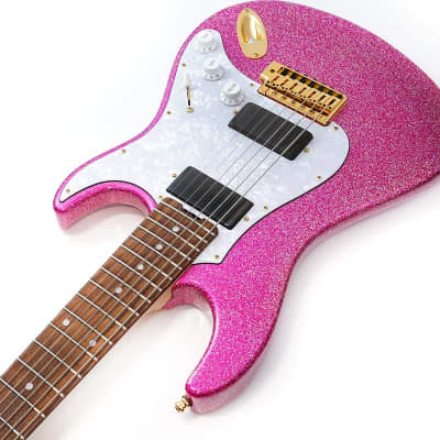 ESP SNAPPER-7 Ohmura Custom [Takayoshi Ohmura Model] (Twinkle Pink) -Made in Japan- image 6