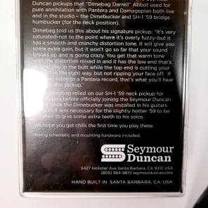 Seymour Duncan Dimebag Signature Bridge/Neck Pickup Set SH Spacing image 2