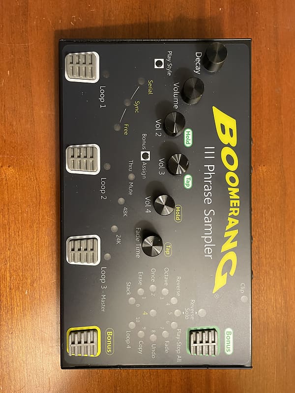 Boomerang Ⅲ Phrase Sampler ギタールーパー Phrase III Sampler – Boomerang Looper