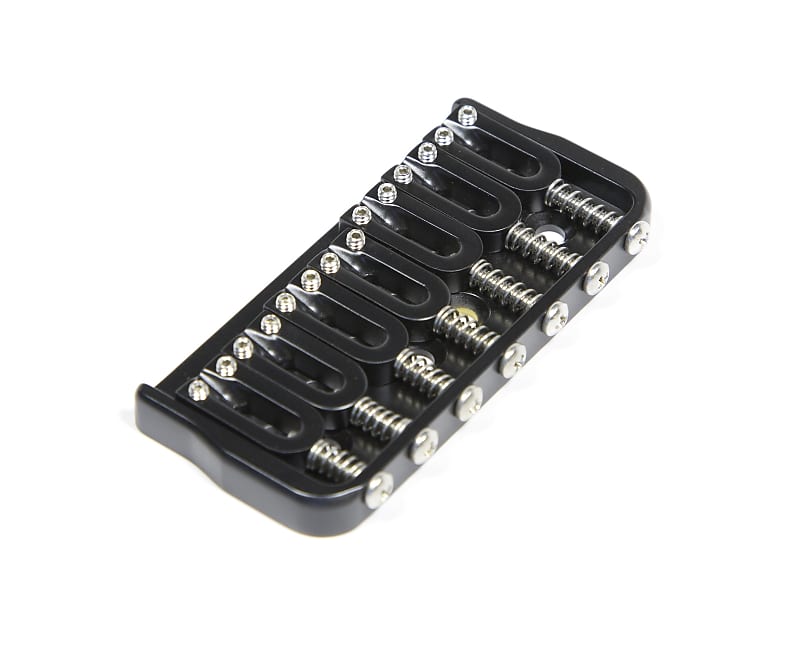 Hipshot 41075B Black Fixed 7 String Bridge. 0.175 Floor