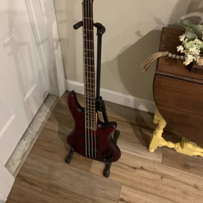 Schecter Stiletto Custom-4 Active 4-String Bass 2010s - Vampyre Red Satin for sale