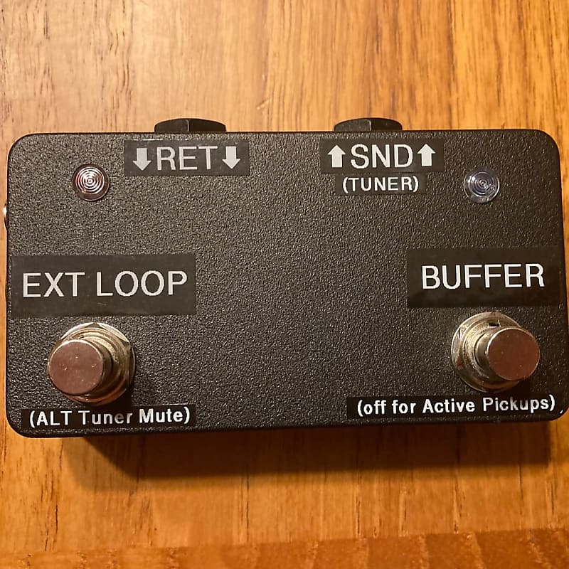 Custom Transparent Buffer Pedal With External Loop Reverb