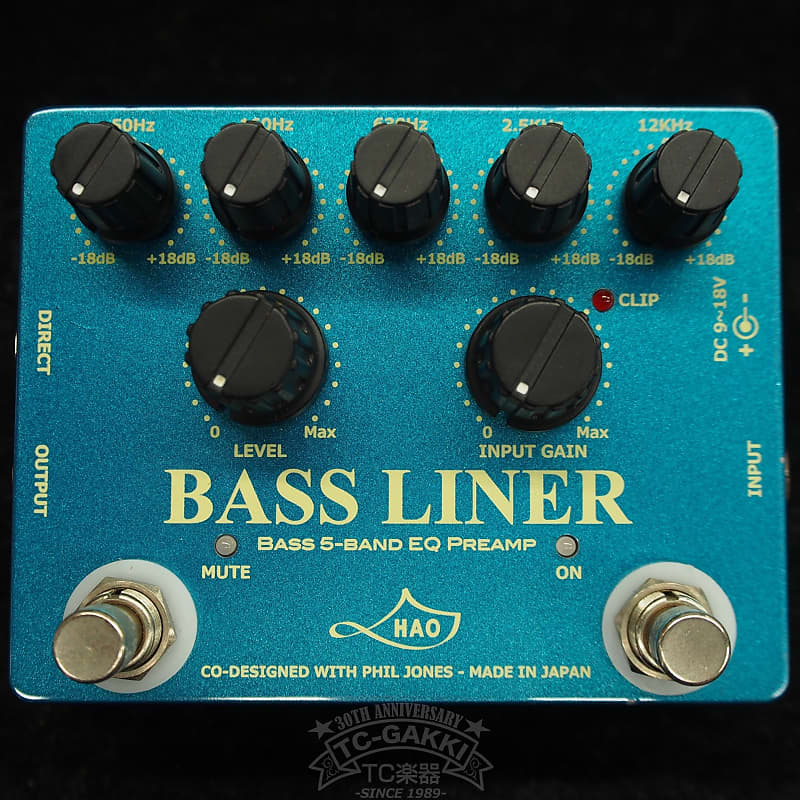 ベース HAO BASS LINER Bass 5Band EQ Preamp HAO Bass Liner Pedal Review - Premier Guitar