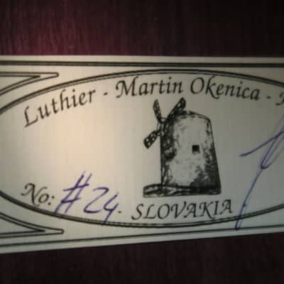 Martin Okenica - op. 24 / 2019, J. L. Romanillos model, cedar top, purpleheart back, oil varnish image 15