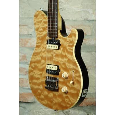 MUSIC MAN Axis Super Sport HH Hardtail - 2006 - 5A Quilt Maple Top in Natural Gloss image 11