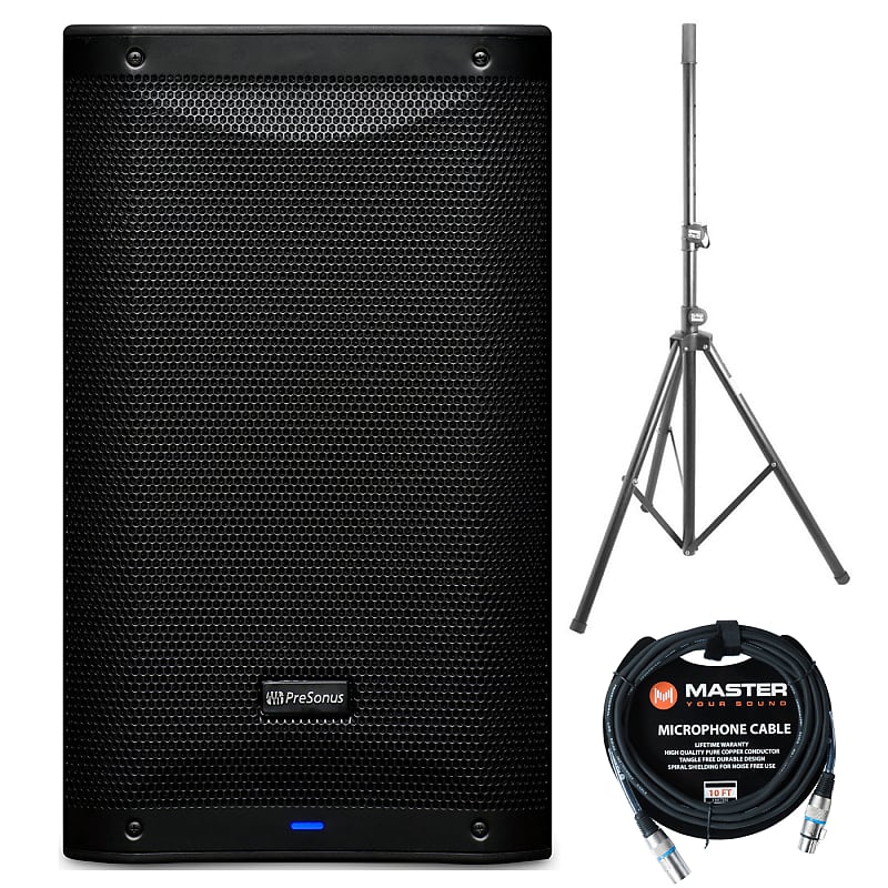 PreSonus AIR10 1200Watt 10Inch 2Way Active Powered PA Reverb