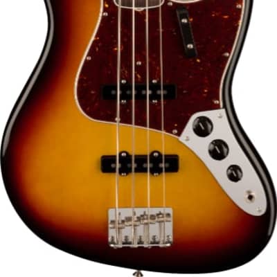 Fender American Vintage II 1966 Jazz Electric Bass Rosewood Fingerboard, 3-Color Sunburst image 2