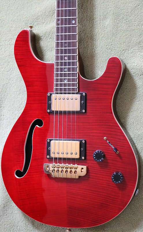 Haywire Custom Guitars 335-Strat 2006 - Cherry image 1