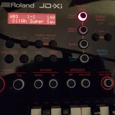 Roland JD-Xi 37-Key Analog/Digital Crossover Synthesizer 2015 - Present - Black image 11