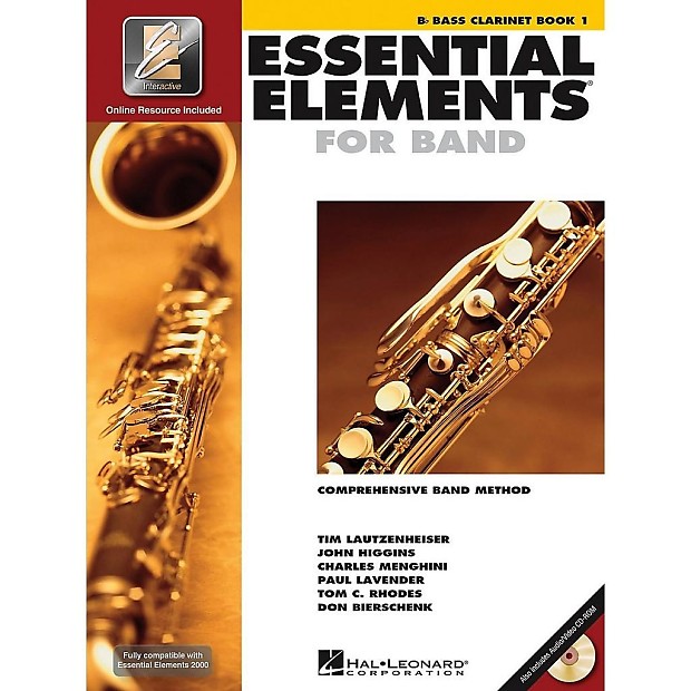 Hal Leonard Essential Elements for Band - Bb Bass Clarinet Book 1 with EEi image 1