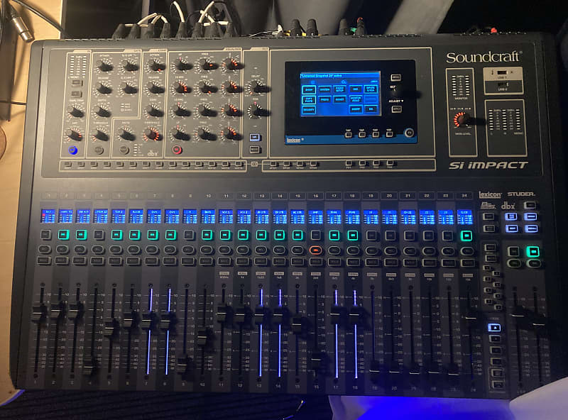 Soundcraft Si Impact 32-Channel Digital Mixer 2010s - Black image 1