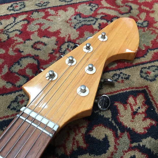 60s TEISCO Thinline Sunburst Hollow-Body Electric Guitar KEP