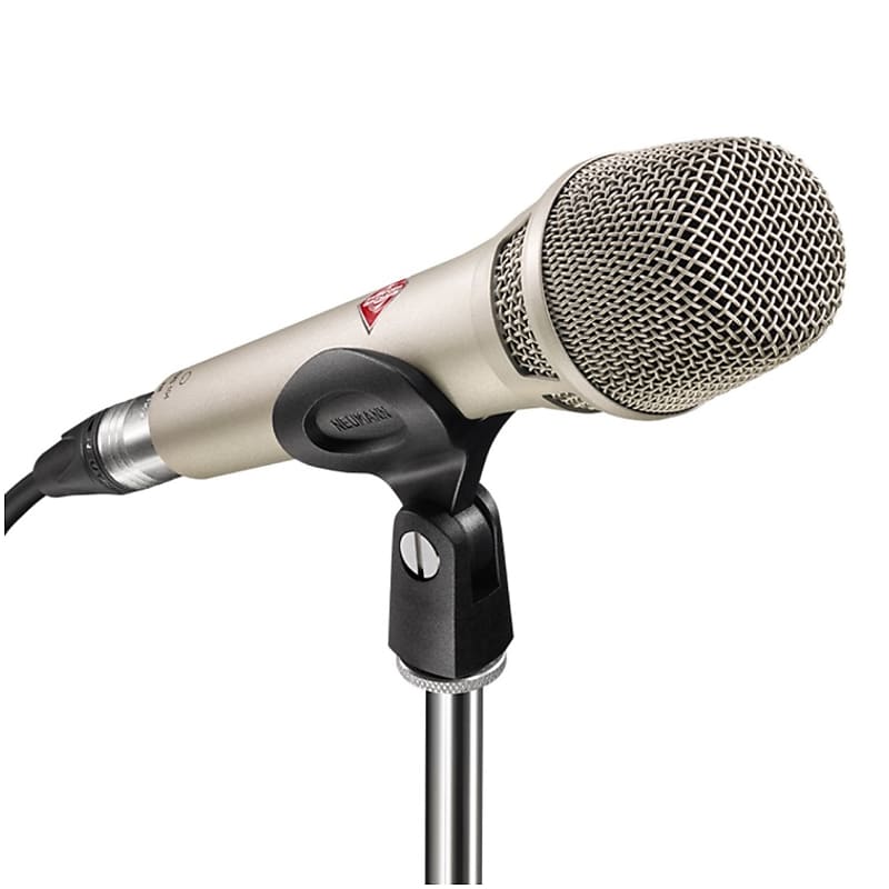 Neumann KMS104 Handheld Cardioid Vocal Microphone, Nickel image 1