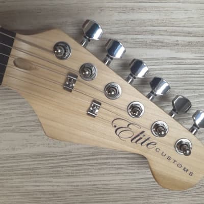 2024  Elite ® Strat Pro Style Guitar "Cherry Burst" & Hot Z-Mule Pickups® w/ Blender Mod image 5