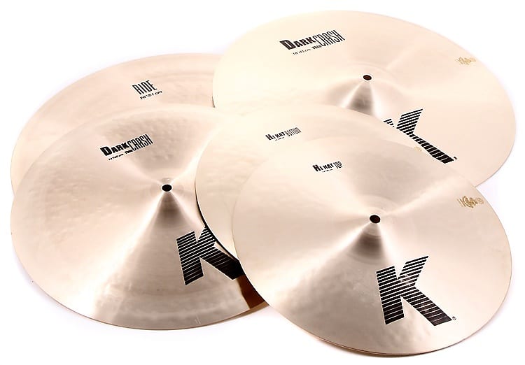 Zildjian K Cymbal Set - 14/16/20 inch - with Free 18 inch Dark Crash image 1