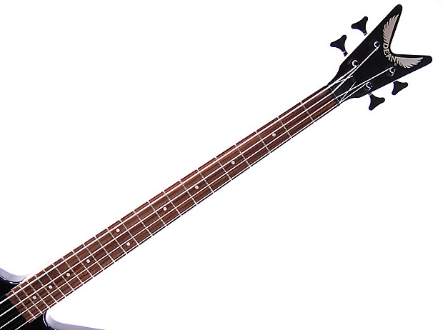 Dean Z Metalman Explorer-Style Rock Bass Guitar Black | Reverb