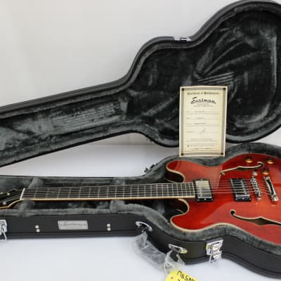 Eastman T185MX Thinline Archtop Electric Guitar, Classic Finish image 13
