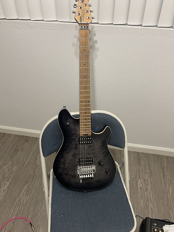 EVH Wolfgang WG Special QM with Baked Maple Neck 2021 - Present - Charcoal Burst image 1
