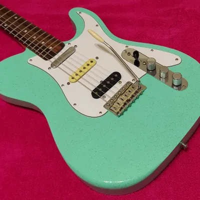 Partscaster  Telecaster Nashville  2020 Surf Green With Flakes image 6