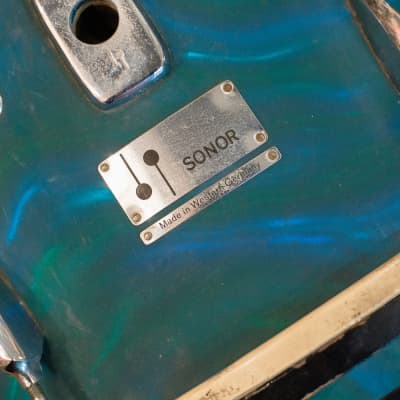 Sonor TEARDROP 'K 180 CHICAGO STAR' 66-67 MULTI-BRILLIANT BLUE image 15