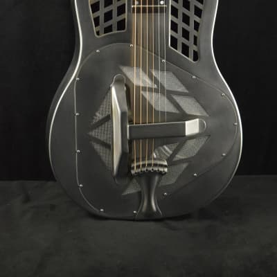 National Tricone 12-Fret Raw Steel image 1