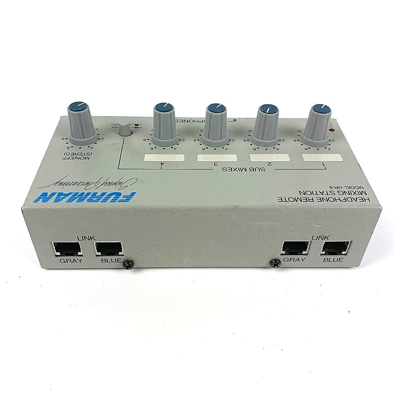 FURMAN hr-6 本体のみ Furman HR-6 Headphone Remote Mixing Station | Reverb