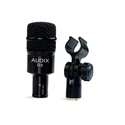Audix D2 Dynamic Hypercardioid Instrument Microphone, 3-Pack, with 3 Audix D-Vice Clips image 7