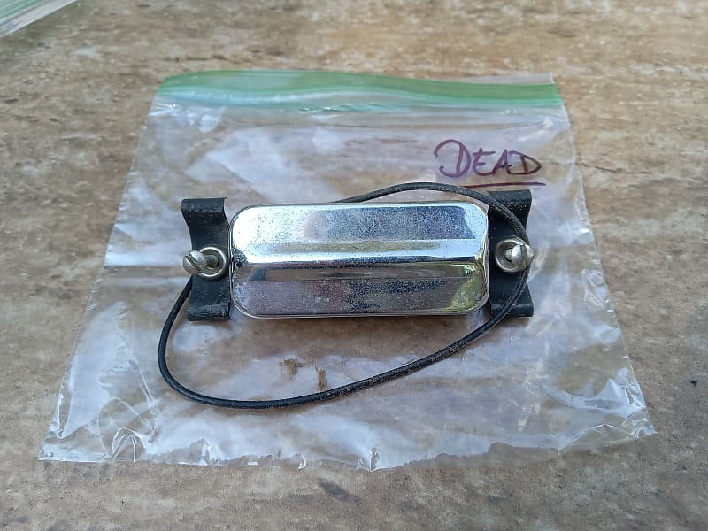 Vintage 1960's Kay Speed Bump Electric Guitar Pickup Project w/ Original Mounting Hardware! image 1
