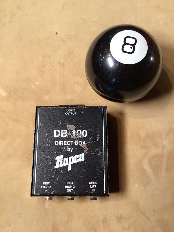 RapCo DB-1 Passive Direct Box 1990's Black image 1