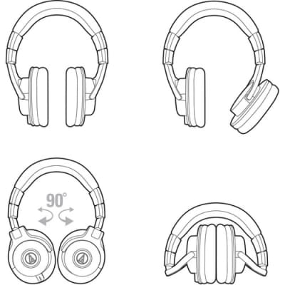 Audio-Technica ATH-M40x Monitor Headphones (Black) image 8