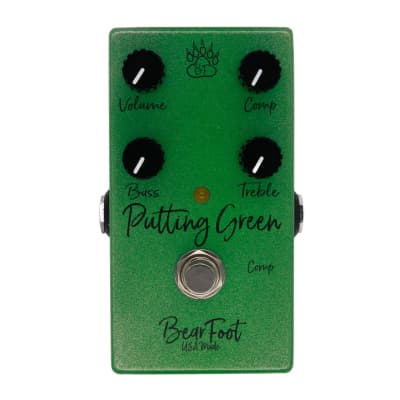 Reverb.com listing, price, conditions, and images for bearfoot-fx-pale-green-compressor
