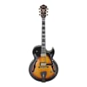 Ibanez LGB30-VYS George Benson Signature Series Hollowbody Electric Guitar Vintage Yellow Burst