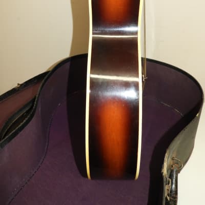 SS Stewart Vintage Archtop Acoustic Guitar Sunburst w/ Case image 9