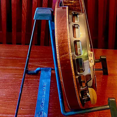 Nechville Custom Helimount 5-String Custom Banjo With Pop-Off Resonator (Ziricote and Maple) image 7