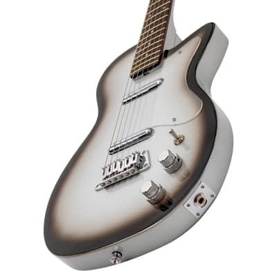 Silvertone Dano - Solid Body Electric Guitar - Silverburst image 5