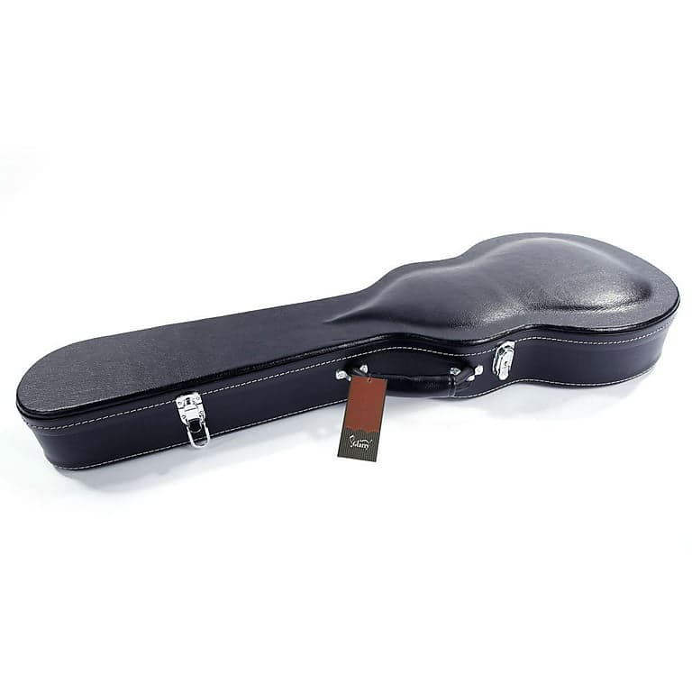 New OEM High Grade Leather Electric Guitar Hard Case Guitar Bag Black 2023 image 1