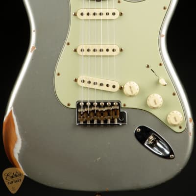 Fender Custom Shop Limited Edition 1963 Stratocaster Relic - Aged Inca Silver image 2